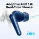 Anker Soundcore Earbuds with Dolby Audio | Liberty 5 | Bluetooth | In-Ear | Microphone | Noise canceling | Wireless | Navy blue