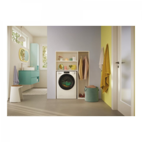 Candy Washing machine | CSO486TWMB6/1-S | Energy efficiency class A | Front loading | Washing capacity 8 kg | 1400 RPM | Depth 54 cm | Width 60 cm | Display | Digital | Steam function | Wi-Fi