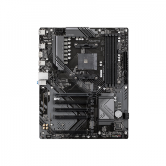 Gigabyte B550 EAGLE | Processor family AMD | Processor socket AM4 | DDR4 | Supported hard disk drive interfaces SATA, M.2 | Number of SATA connectors 4