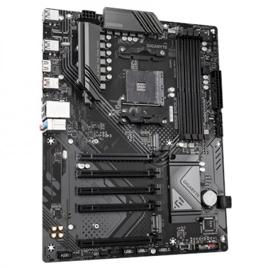 Gigabyte B550 EAGLE | Processor family AMD | Processor socket AM4 | DDR4 | Supported hard disk drive interfaces SATA, M.2 | Number of SATA connectors 4