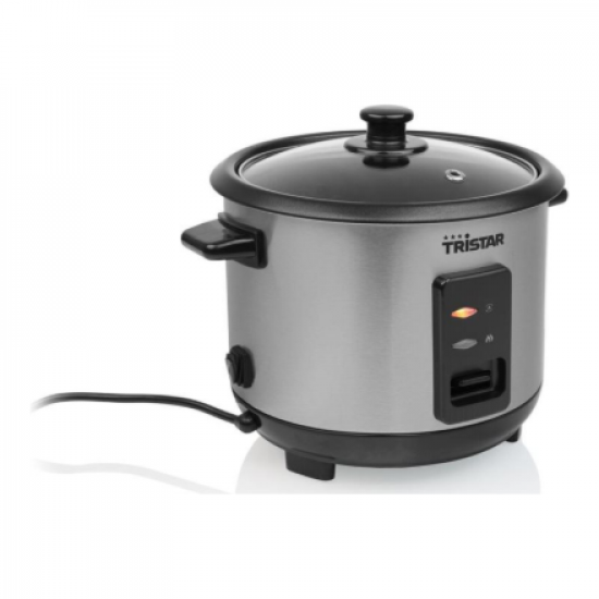 Tristar RK-6146 Rice cooker, 1 L, Stainless Steel