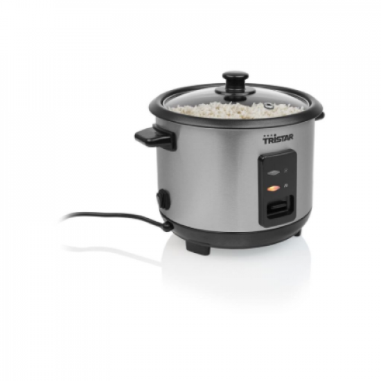 Tristar RK-6146 Rice cooker, 1 L, Stainless Steel