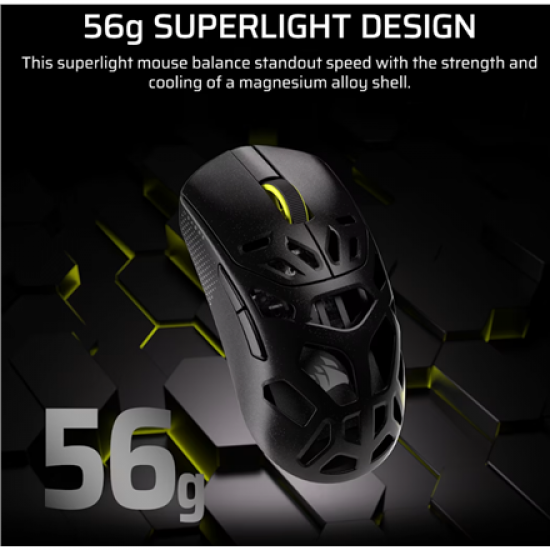Corsair SABRE V2 PRO | Gaming Mouse | Wireless/Wired | 2.4GHz, Bluetooth, USB-C | Black