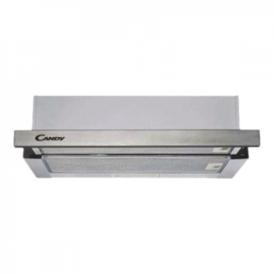Candy Hood | CBT625/2X/1 | Telescopic | Energy efficiency class B | Width 60 cm | 332 m³/h | Mechanical | LED | Stainless steel
