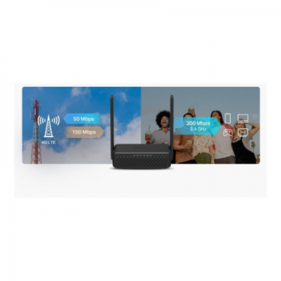 Mercusys MB113-4G 300 Mbps Wireless 4G LTE Portable Router