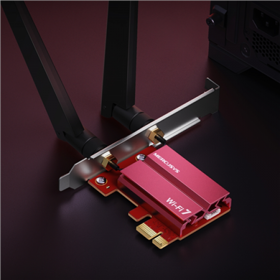 Mercusys MA47BE BE9300 WiFi 7 Bluetooth 5.4 PCIe Adapter | Mercusys