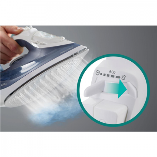 Gorenje SIK2200WB Steam Iron, 2200W, Water tank capacity 450 ml, Continuous steam 35 g/min, Auto power off, Blue/White