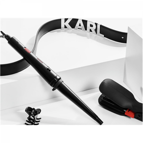 Rowenta Hair styler | CF422LF0 X KARL LAGERFELD Infinite Looks | Temperature (max) 190 °C | Number of heating levels 1 | 48 W | Black/Red
