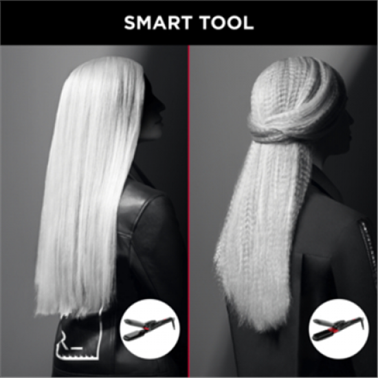 Rowenta Hair styler | CF422LF0 X KARL LAGERFELD Infinite Looks | Temperature (max) 190 °C | Number of heating levels 1 | 48 W | Black/Red