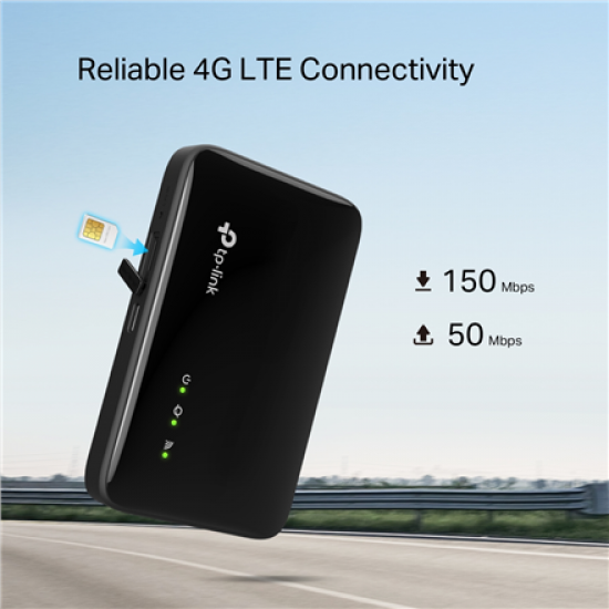 TP-LINK 4G LTE Mobile Wi-Fi | M7005 | 802.11ax | MU-MiMO No | no PoE | Antenna type Internal