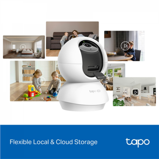 TP-Link Tapo C250 Pan/Tilt AI Home Security Wi-Fi Camera