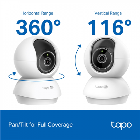 TP-Link Tapo C250 Pan/Tilt AI Home Security Wi-Fi Camera