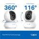 TP-Link Tapo C250 Pan/Tilt AI Home Security Wi-Fi Camera