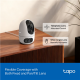 TP-LINK Tapo C245D | Dual Lens Pan/Tilt Security Camera | Dome | 3 MP | 3.1mm/F1.6 | MicroSD Card up to 512 GB