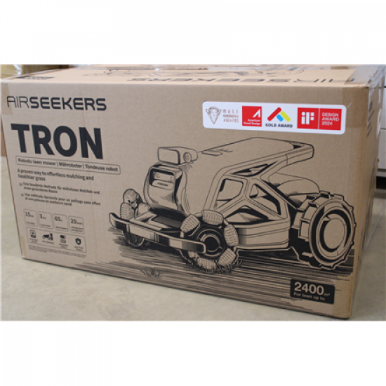 SALE OUT. AIRSEEKERS LIMITED Robotic Lawn Mower | 15 Ah | DAMAGED PACKAGING