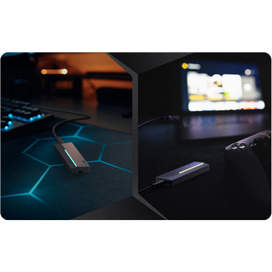 Raidsonic Icy Box M.2 SATA/NVMe SSD Enclosure with USB 3.2 Gen 2 Type-C and RGB light | Warranty IB-1826MCL-CU31 month(s)