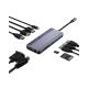 Raidsonic Icy Box Travel Dock 12-in-1, 3x video output (2x HDMI + 1x VGA) | IB-DK4062-CPD