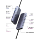 Raidsonic Icy Box Travel Dock 12-in-1, 3x video output (2x HDMI + 1x VGA) | IB-DK4062-CPD