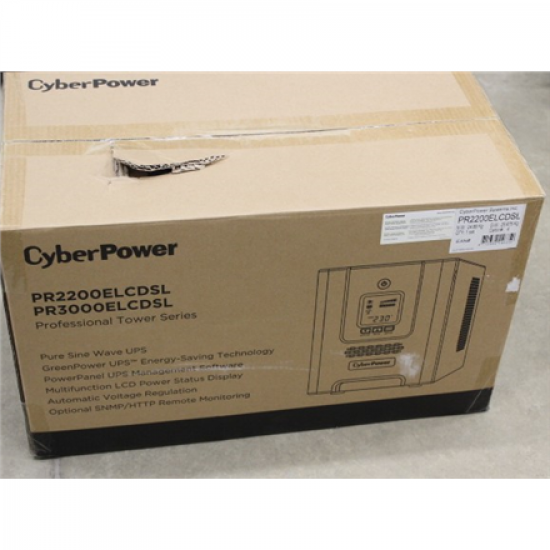 SALE OUT. CyberPower Smart App UPS Systems | PR2200ELCDSL | 2200 VA | 1980 W | DAMAGED PACKAGING