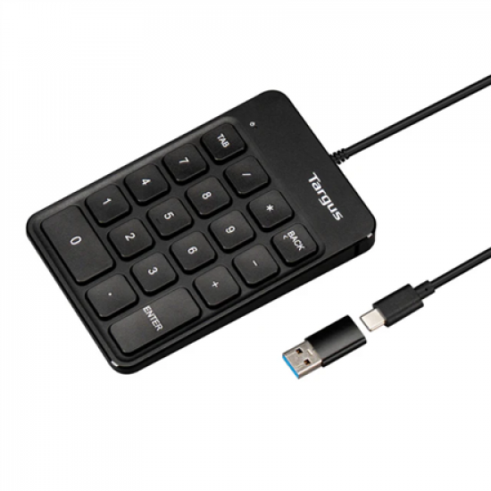 Targus USB Wired Keypad, Black