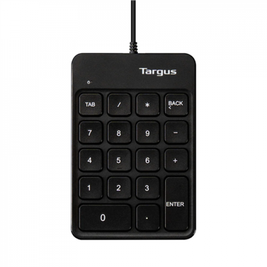 Targus USB Wired Keypad, Black