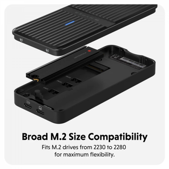 Hyper HyperDrive Next USB4 M.2 PCIe Enclosure | Hyper