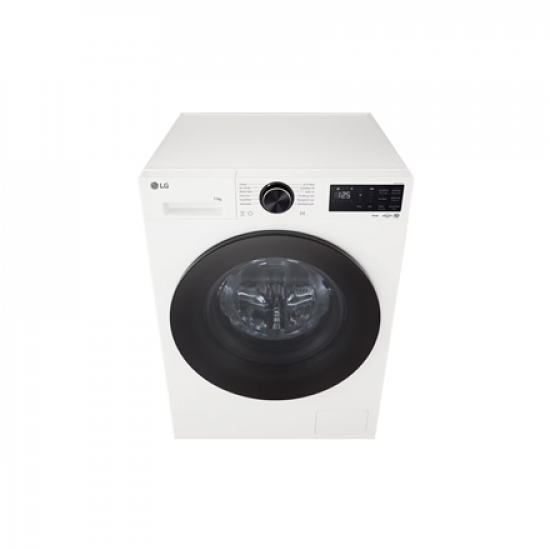 LG Washing machine | F4X5011TWB | Energy efficiency class A | Front loading | Washing capacity 11 kg | 1400 RPM | Depth 57 cm | Width 60 cm | Display | LED | Steam function | Direct drive | Wi-Fi | White