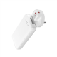 Fixed Slim Traveller 2xUSB-C Travel Charger with world adapters, GaN, 45W | White