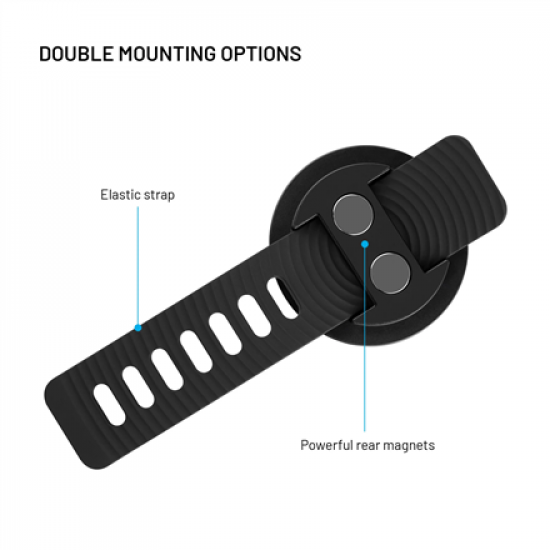 Fixed | MagGrip Active | Adjustable | Magnetic holder | Black