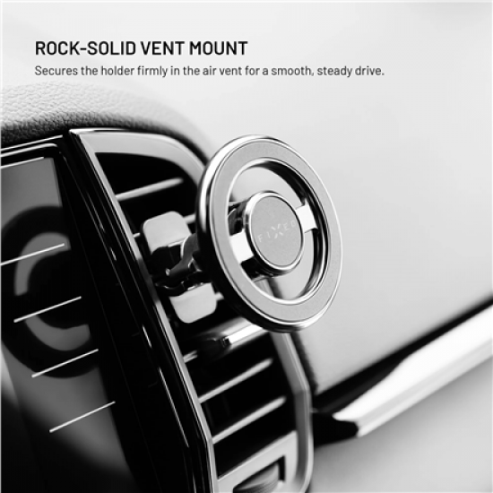 Fixed | Magnetic car vent mount with MagSafe | MagMount | Black