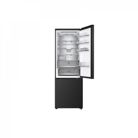 LG Refrigerator | GBBW726CEV | Energy efficiency class C | Free standing | Combi | Height 203 cm | Fridge net capacity 326 L | Freezer net capacity 139 L | Display | 33 dB | Black Steel