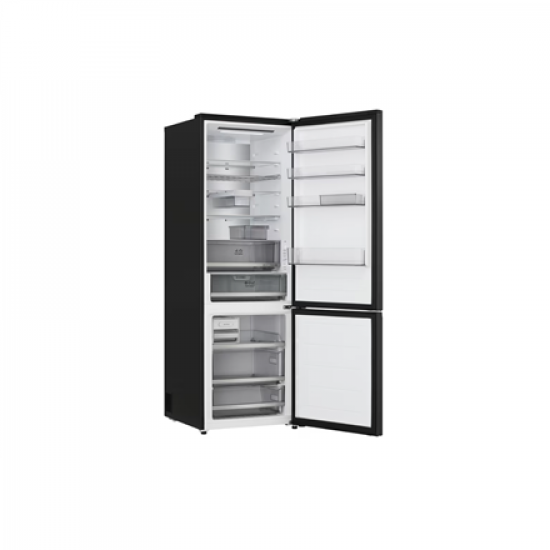 LG Refrigerator | GBBW726CEV | Energy efficiency class C | Free standing | Combi | Height 203 cm | Fridge net capacity 326 L | Freezer net capacity 139 L | Display | 33 dB | Black Steel