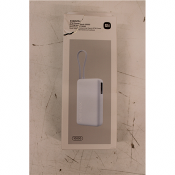 SALE OUT. Xiaomi 67W Power Bank 10000 (Integrated Cable) | 10000 mAh | Ice Blue | DAMAGED PACKAGING