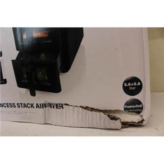 SALE OUT. Princess Double Stack Airfryer | 182490 | Power 3000 W | Capacity 11.2 L | Black | DAMAGED PACKAGING