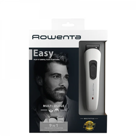 Rowenta TN8961F4 Multistyle 9 in 1 Grooming Kit, White | Rowenta
