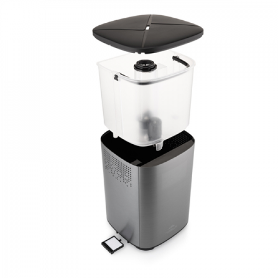 ETA Humidifier | Noble Smart 5629 90000 | 110 W | Water tank capacity 4 L | Suitable for rooms up to 50 m² | Ultrasonic | Grey | Humidification capacity 500 ml/hr