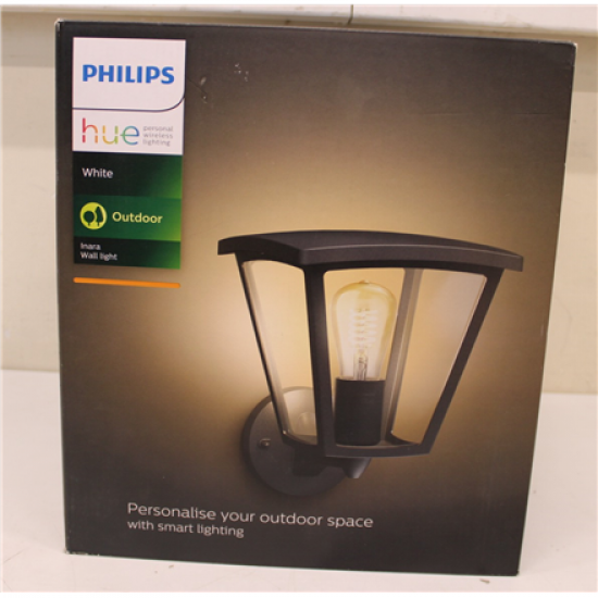 SALE OUT. Philips Hue Inara Outdoor wall light | E27 | 7 W | Warm white | DAMAGED PACKAGING