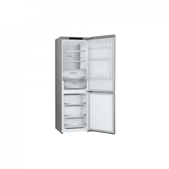 LG Refrigerator | GBV5140DPY | Energy efficiency class D | Free standing | Combi | Height 186 cm | No Frost system | Fridge net capacity 234 L | Freezer net capacity 110 L | Display | 35 dB | Silver