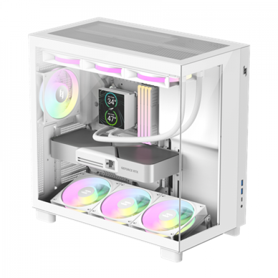 Gamemax Case | NEX C53 WH | ATX/BTF