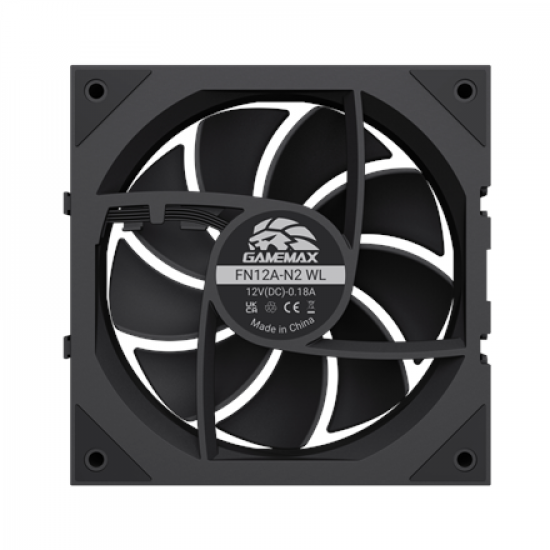 Gamemax FN12A-N2 WL | Case fan | Black
