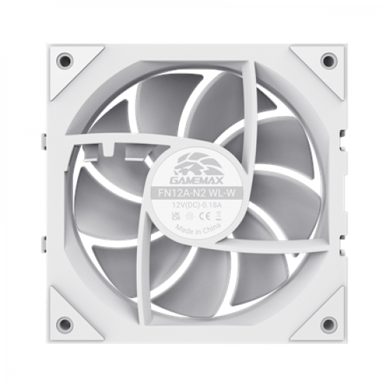 Gamemax FN12A-N2 WL-W | Case fan | White