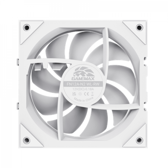 Gamemax FN12A-N2 WL-RW | Case fan | White