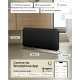 Mill Invisible Smart WiFi Panel heater Gen. 4 , 1500 W, For rooms 18-22 m², Black