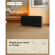 Mill Invisible Smart WiFi Panel heater Gen. 4 , 1500 W, For rooms 18-22 m², Black