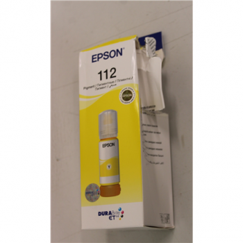 SALE OUT. Epson 112 EcoTank Pigment Yellow ink bottle | SALE OUT. Epson 112 EcoTank Pigment | C13T06C44A | Ink Bottle | Yellow | DAMAGED PACKAGING