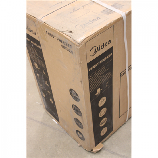 SALE OUT. Midea Freezer | MDRC152FEE01 | Energy efficiency class E | Chest | Free standing | Height 85 cm | Total net capacity 99 L | White | DAMAGED PACKAGING, BROKEN GRILLE, DAMAGED BOTTOM