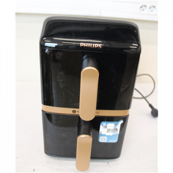 SALE OUT. Philips Dual Basket Airfryer | NA462/70 4000 Series | Power 2750 W | Capacity 10 L | Rapid Air technology | Black | DAMAGED PACKAGING, SCRATCHES , BROKEN CORPUS