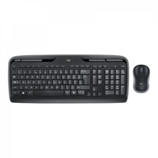 Logitech Wireless Keyboard and Mouse Combo, US INT, Black