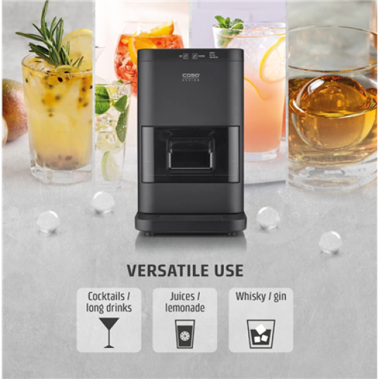 Caso Ice Ball Maker | IceBall Pro | Power 130 W | Capacity 1.3 L | Matt Black