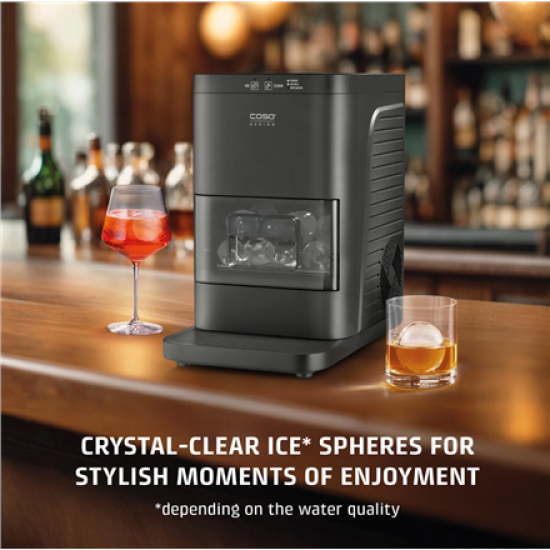 Caso Ice Ball Maker | IceBall Pro | Power 130 W | Capacity 1.3 L | Matt Black